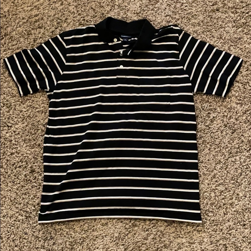 Striped, short-sleeve shirt